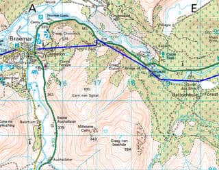 Braemar to Glas-allt Shiel