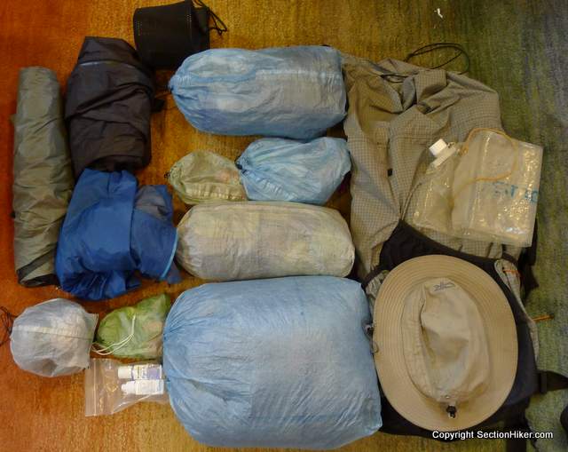 Stuff Sacks help compress and organize the gear in your backpack