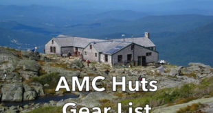 Appalachian Mountain Club Huts Gear List