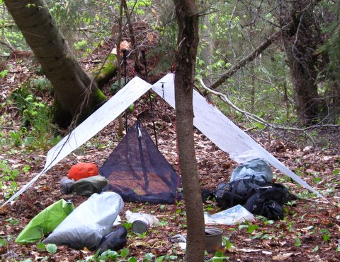 Tarp Camping on The Long Trail