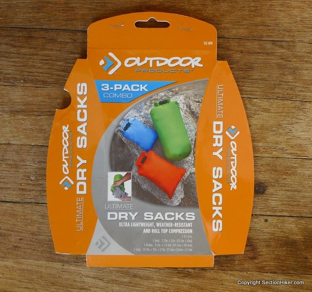 Outdoor Products 3 Pack All Purpose Dry Sack One Size Assorted Model 195ec 000 for sale online 