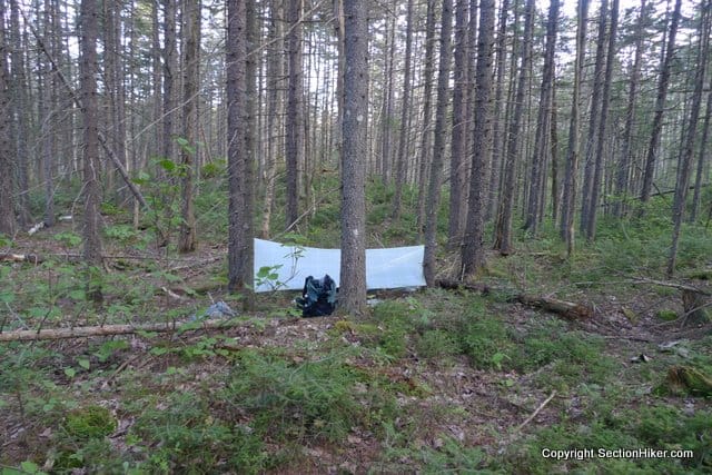 Very Low Impact Camping at a Pristine Site