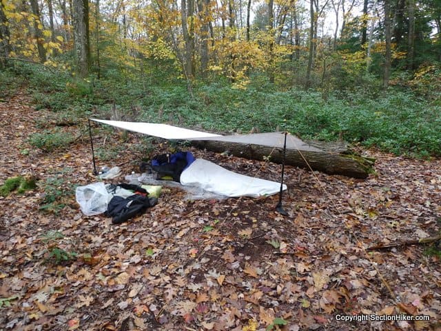 Low Impact Camping at a Lightly Impacted Site