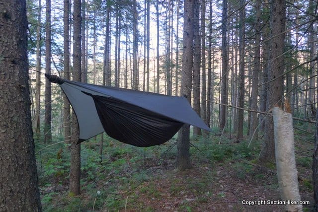 Super Low Impact Shelter - Caleb's Hammock