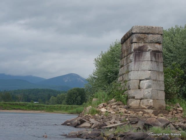 Living history: An old railroad trestle stands as a monument to a past age on the Connecticut River