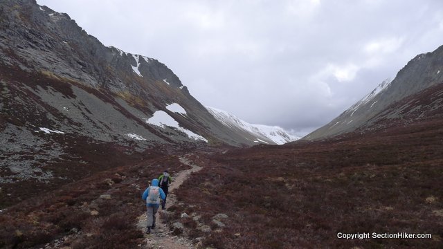 Approaching the Lairig Ghru