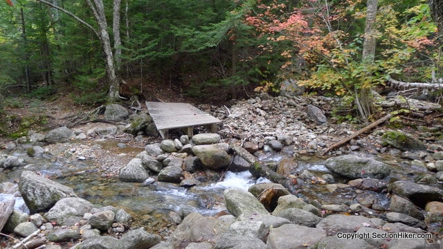 Washed out section of the 19 Mile Trail