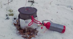 Collapsible Winter Stove Windscreen