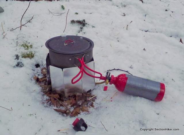 Collapsible Winter Stove Windscreen