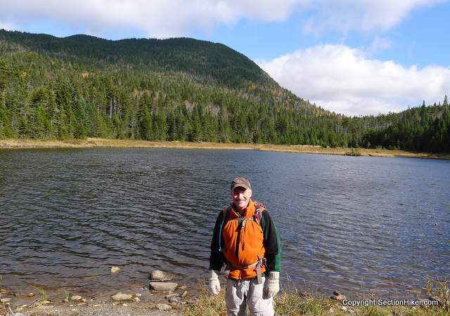 Bushwhacker Ken at Gordon Pond below Mt Wolf