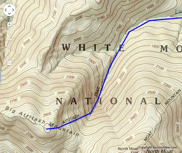 Attitash Trail to Big Attitash Mountain