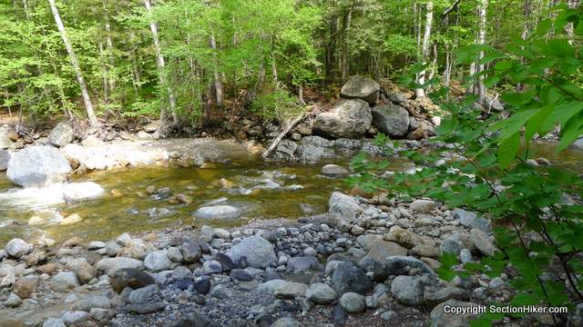 I spent an hour fishing here and lost four flies between the rocks
