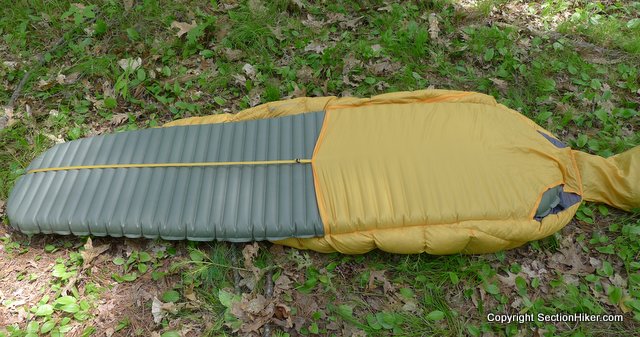 The Pitchpine has a sleeping pad pocket on the back to keep you warm at night.