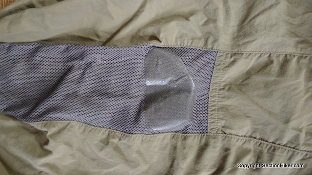 Tenacious tape has many uses and can even be used to repair hiking pants.