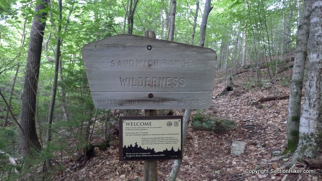 The Sandwich Range Wilderness of one of the most remote Wilderness Areas in the White Mountains
