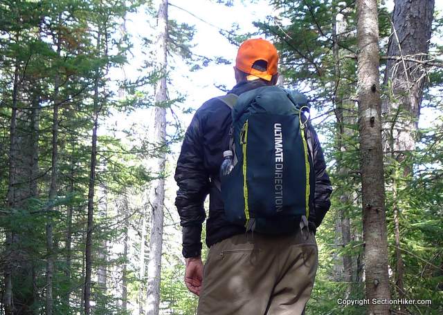 Day hiking with the Ultimate Direction Fastpack 20 on Iron Mountain, NH