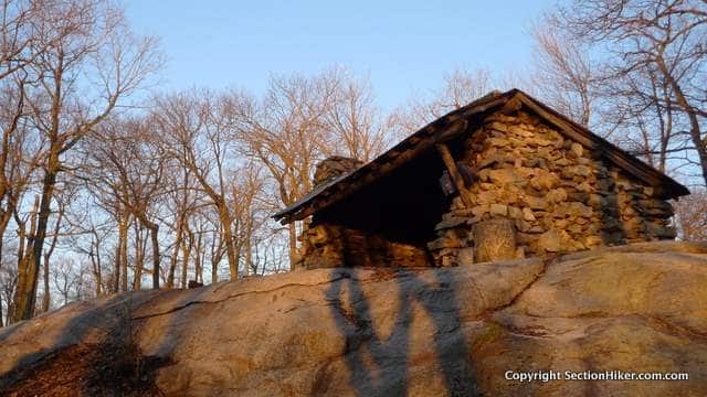 Possibly the worst shelter on the AT - the Fingerboard Shelter in New Yorks Harriman State Park has two fireplaces inside and is filled with soot and debris from people who try to live in it.