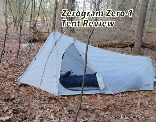 The Zerogram Zero 1 is a single-walled tent with a front vestibule and unique side door.