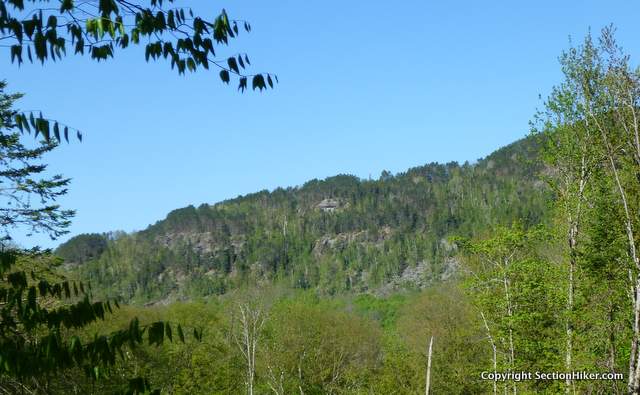 Cliffs in the distance