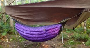 The UGQ Outdoor Zeppelin Under Quilt has an easy to use suspension system that comes with durable and reliable hanging hardware (so you don't have to replace it with something better)