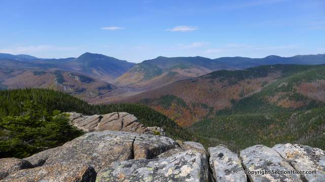 Autumn views of Crawford Notch from Mt Crawford