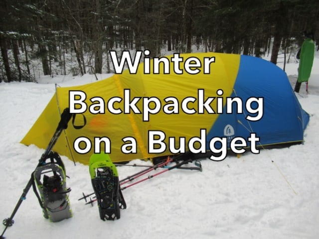 Winter backpacking on a budget