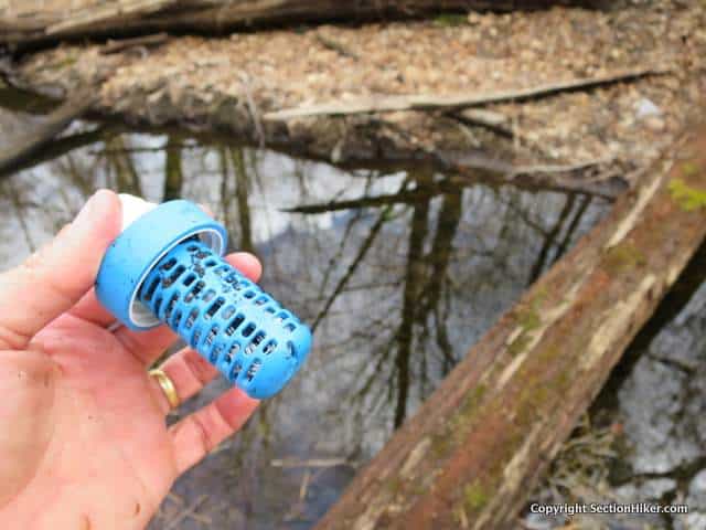 You don't have to backflush a BeFree Filter with a plastic syringe, you just swish it in water to clean it. 