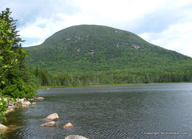 Northeast Cannonball Mountain seen from Lonesome Lake below