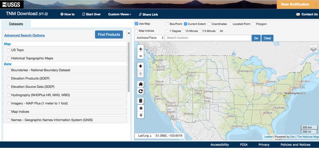 USGS Topo Browser - https://viewer.nationalmap.gov/basic/