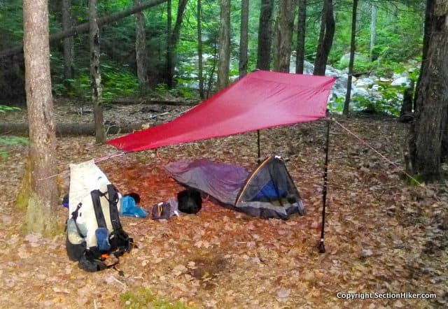 Using a tarp breaks down the barrier between you and the outdoors, unlike a tent which insulates you from it