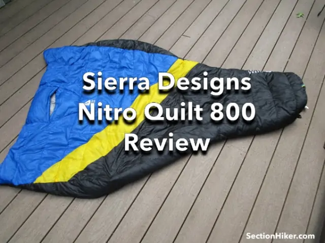 Sierra Designs Nitro Quilt 800 35 Degree Review Sectionhiker Com