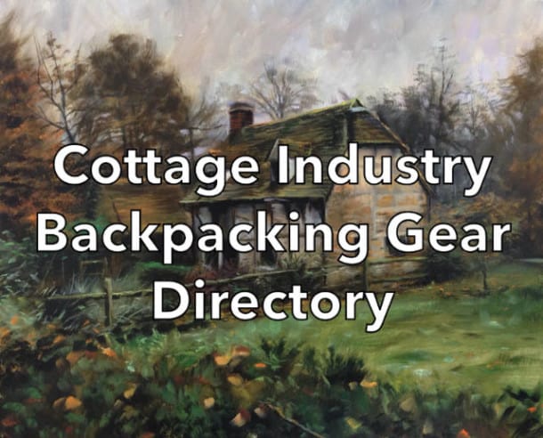 Directory Of Cottage Industry Backpacking Gear Companies SectionHiker