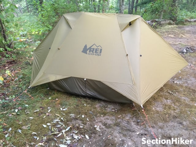 The REI Flash 2 has two doors and two vestibules
