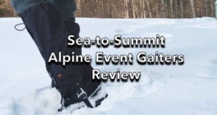 Sea to Summit Alpine event Gaiters review