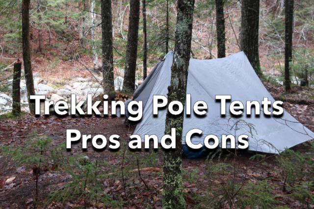 Trekking Poles Tents Pros and Cons