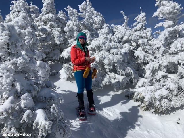 Michelle on Mt Willey