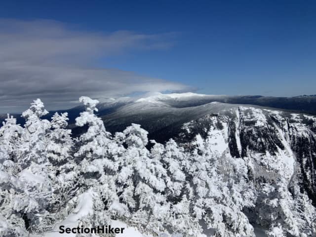 Mt Washington and the Presidential Range from Mt Field