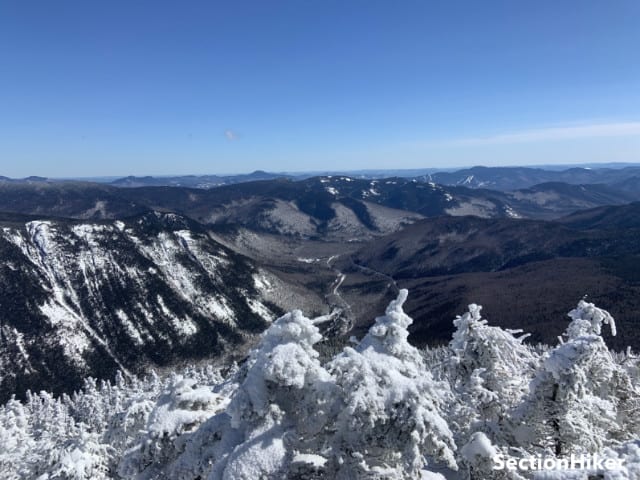 Route 302 in Crawford Notch seen from Mt Willey