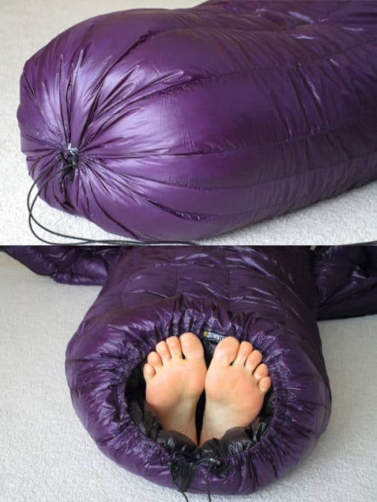 The Convert has a drawstring footbox that can be vented if you’re feet are too warm.