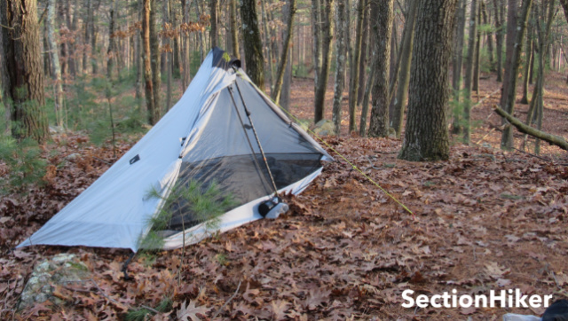 The Six Moon Designs Lunar Solo is a single wall tent with plenty of ventilation