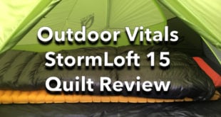 Outdoor Vitals StormLoft 15 Quilt Review