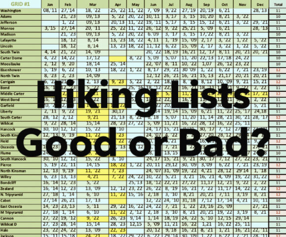 Hiking Lists Good or Bad?