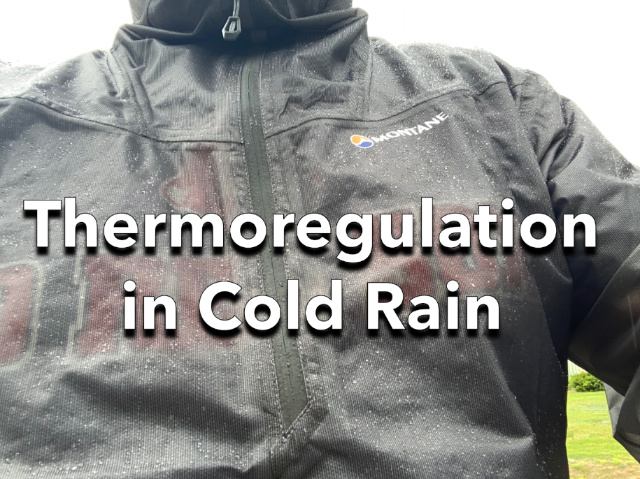Hiking Thermoregulation in Cold Rain