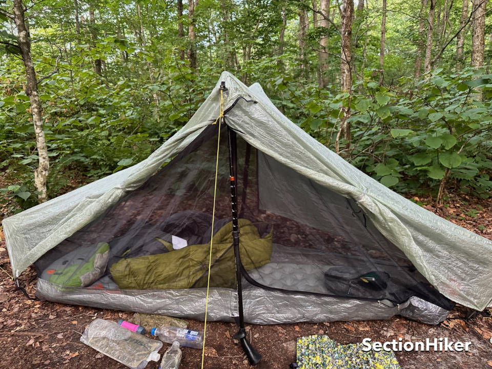 While the ventilation is great, the inner tent is cramped.