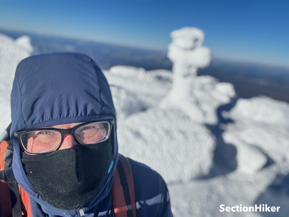 Cold day on Mt Lafayette