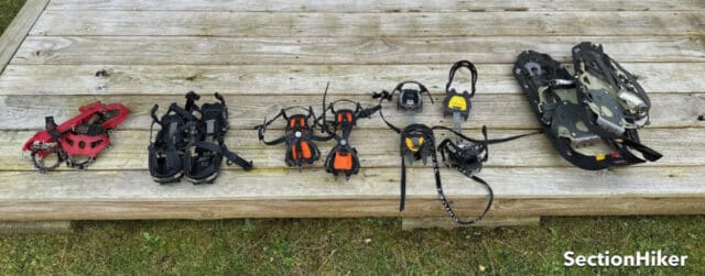 Testing traction and snowshoe compatibility