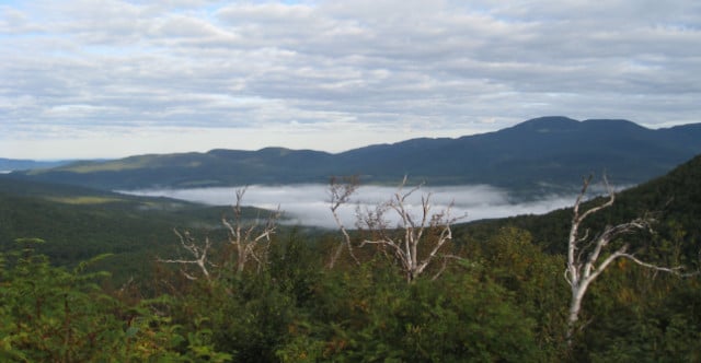 Canada, seen from the northern terminus of the Long Trail.