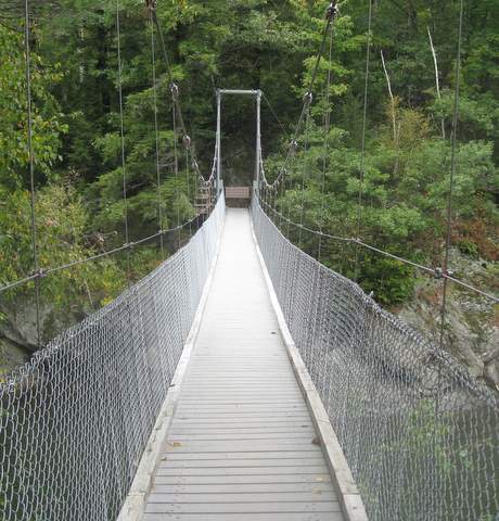 Lamoille River Bridge, The Long Trail, Vermont