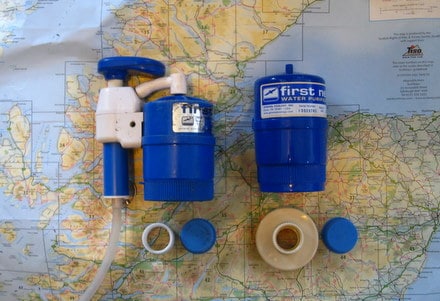 First Need Water Purifier Filters - Old and New
