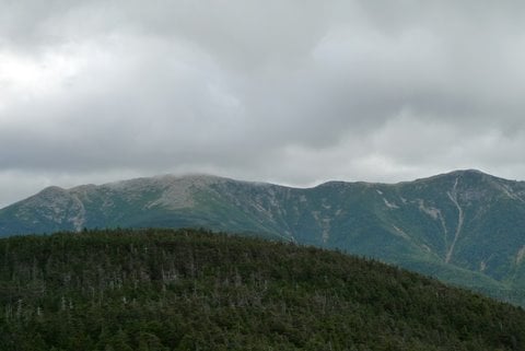 Mt Lafayette and Mount Lincoln on Franconia Ridge